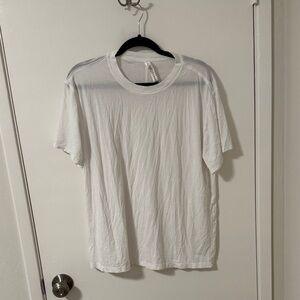 lululemon athletica Soft Lightweight White Short Sleeve Tee